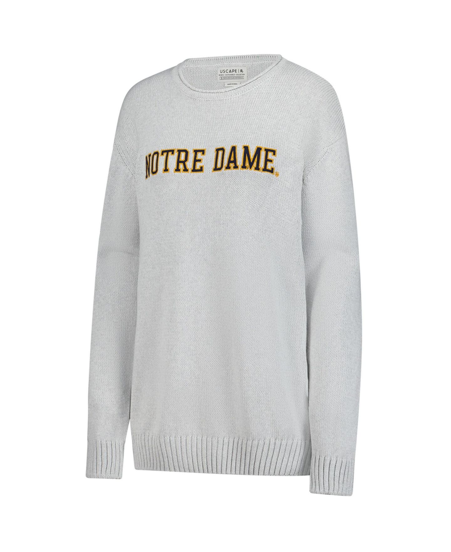 Мужской свитер Uscape Apparel and Ash Notre Dame Fighting Irish Embroidered Applique — фото 2