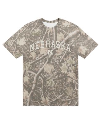 Men's Camo Nebraska Huskers Back Bay Heavyweight T-Shirt