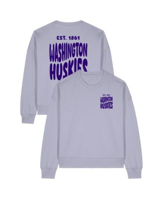 Women's Purple Washington Huskies Cloud Sweatshirt