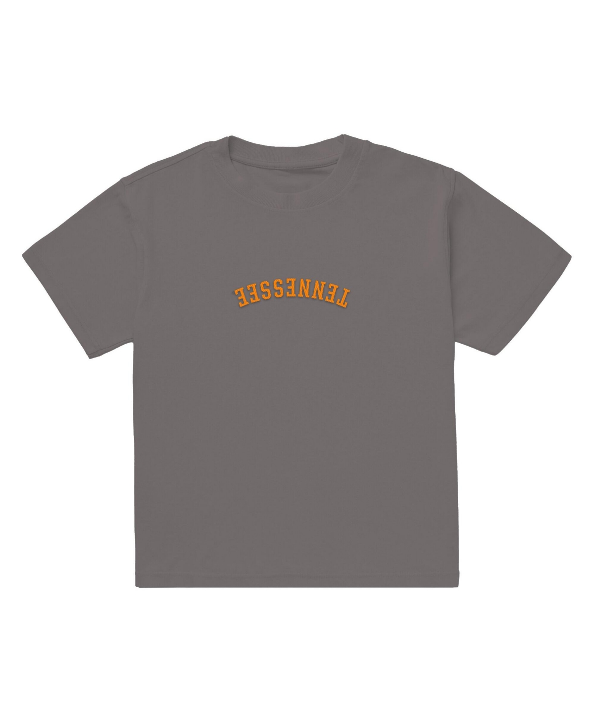 Uscape Apparel Men's Brown Tennessee Volunteers Upside Down Embroidered Vintage Heavyweight T-Shirt
