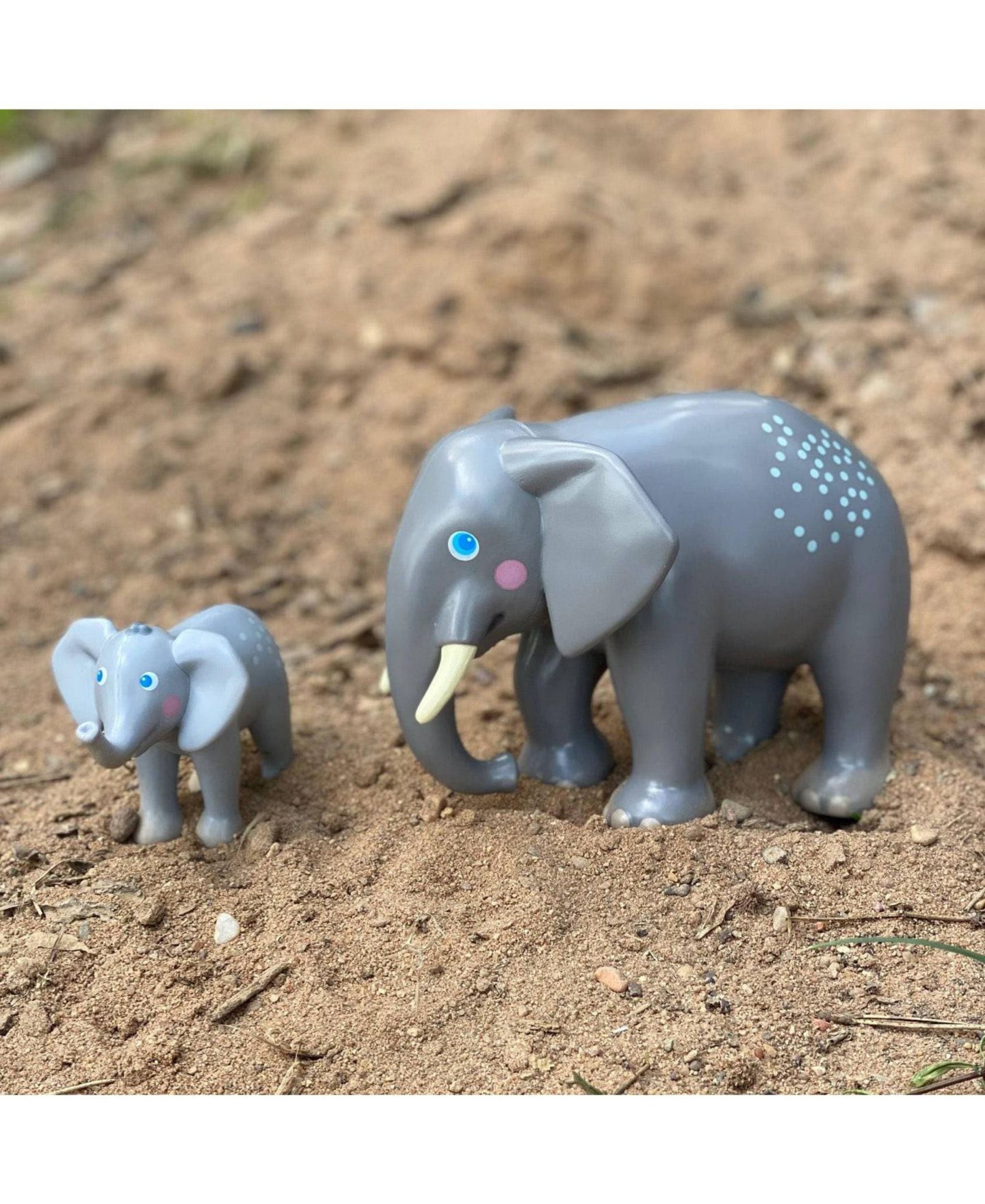 Детская фигурка Haba Little Friends Elephant 4.5" Chunky Figurine, Ages 3+, цвет: Open Miscellaneous — фото 2
