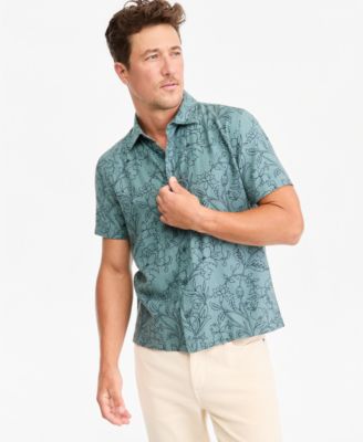 Men's Short-Sleeve Tony Floral Shirt