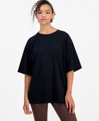 Women's Boyfriend Cotton-Blend Short-Sleeve T-Shirt