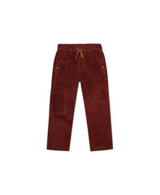 Big Boys (6- 12) Stretch Corduroy Pants with Cargo Pocket