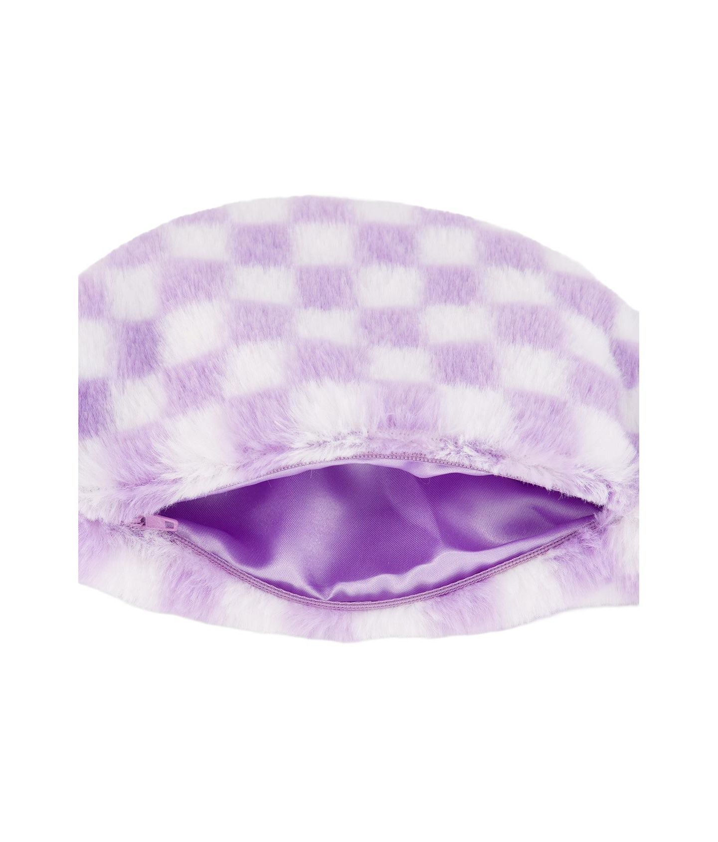 Детская сумка Deux par Deux Checkered Adjustable Strap Fanny, цвет: Сиреневый / Белый — фото 5