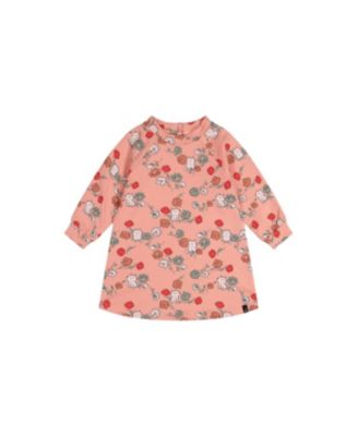 Little Girls Girl's(6-8) Cat Print French Terry Dress