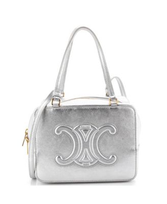 Cuir Triomphe Folded Cube Bag Leather