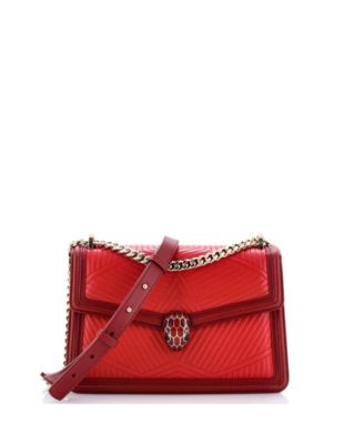 Small Serpenti Forever Shoulder Bag Quilted Leather