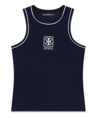 Girls' 7-16 Hip-Length Cut Tank Top