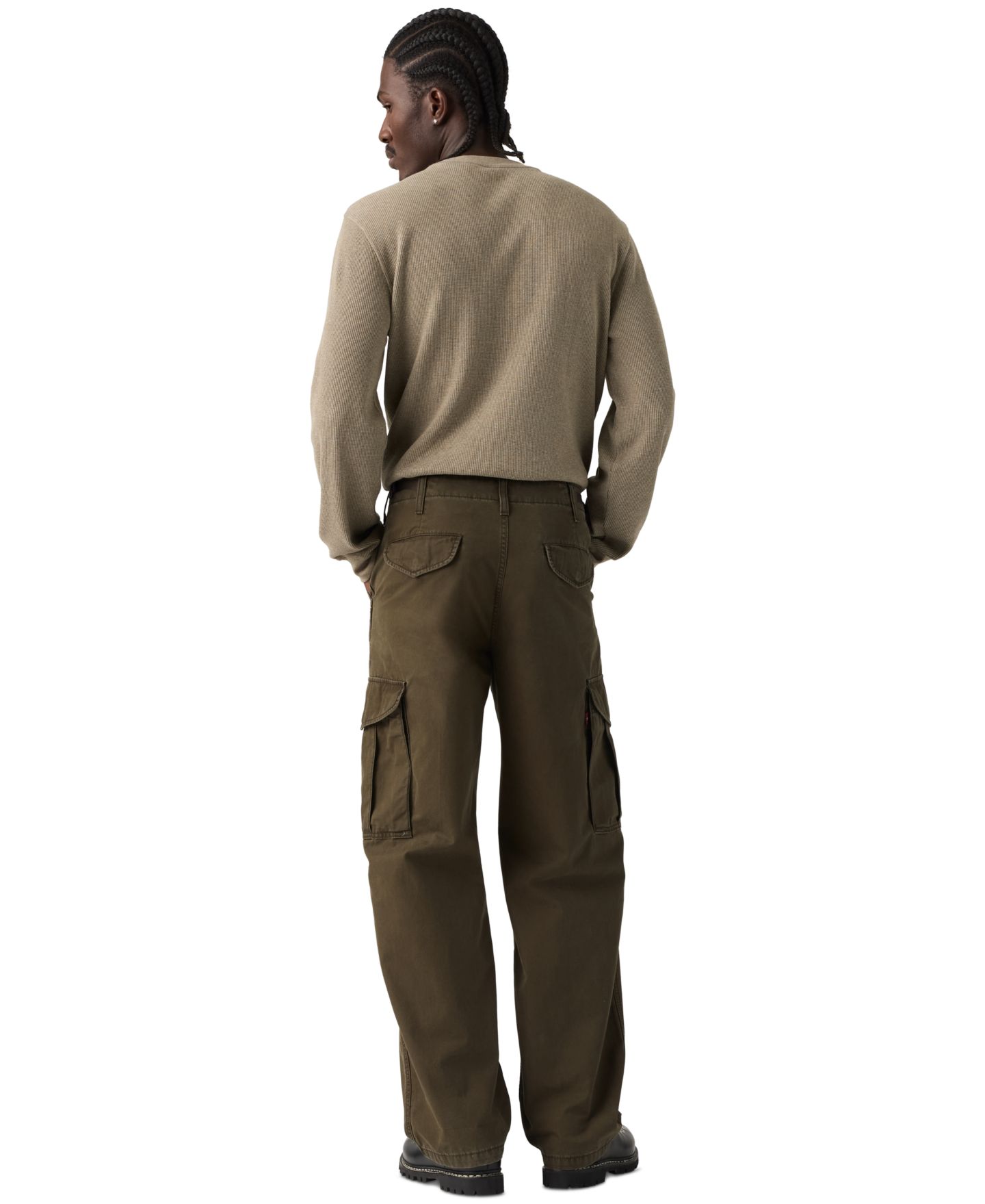 Мужские брюки Levi's XX Baggy Cargo, цвет: Кофейный — фото 6