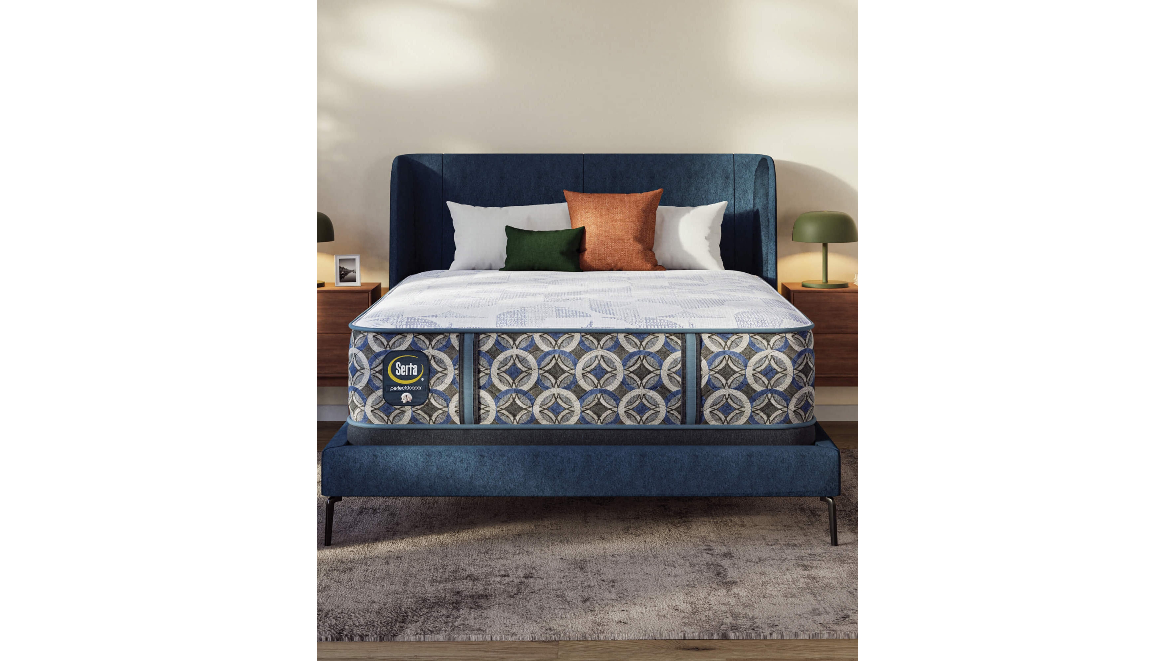 Serta Perfect Sleeper North Coast 13.5" Hybrid Medium Tight Top Mattress, Queen