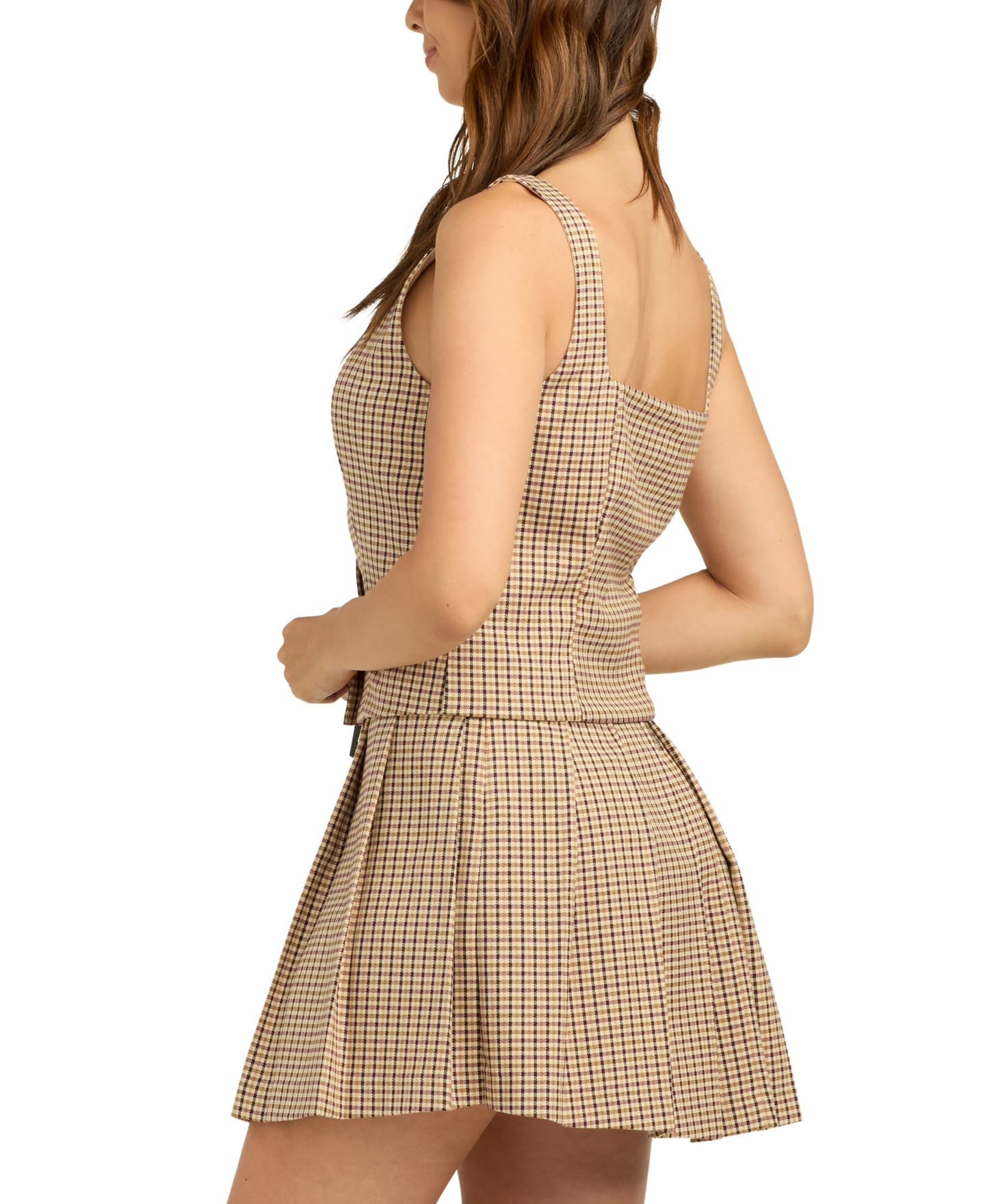 Женский топ BCX Juniors' Square Neck Button-Front, цвет: Color 4 — фото 4