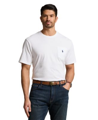 Men's Big & Tall Crew-Neck Pocket T-Shirt