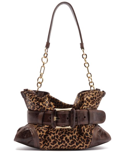 Женская сумка Arezzo Riley Small Leather Shoulder Handbag, цвет: Натуральный / Какао