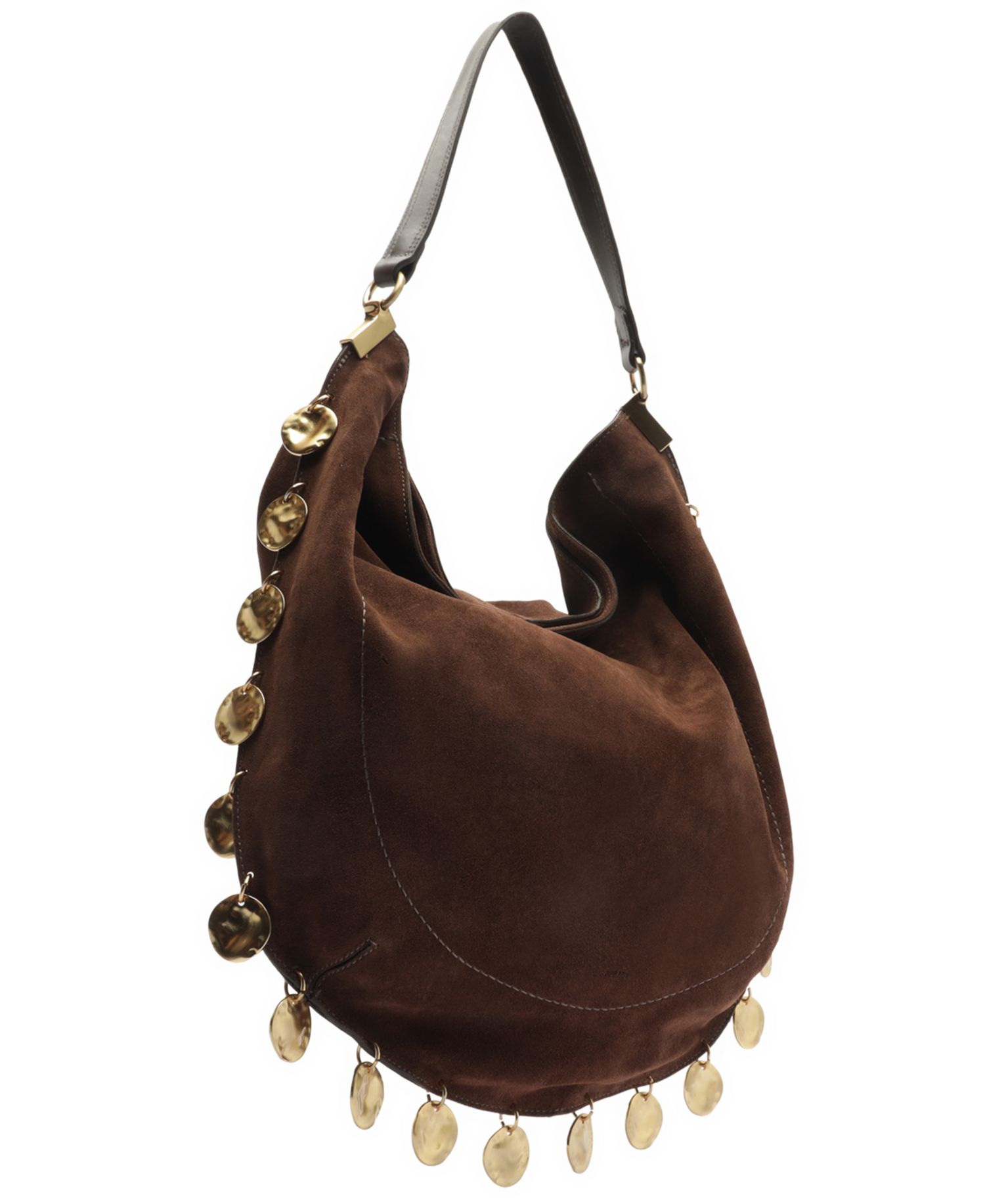 Kira Large Leather Hobo Handbag