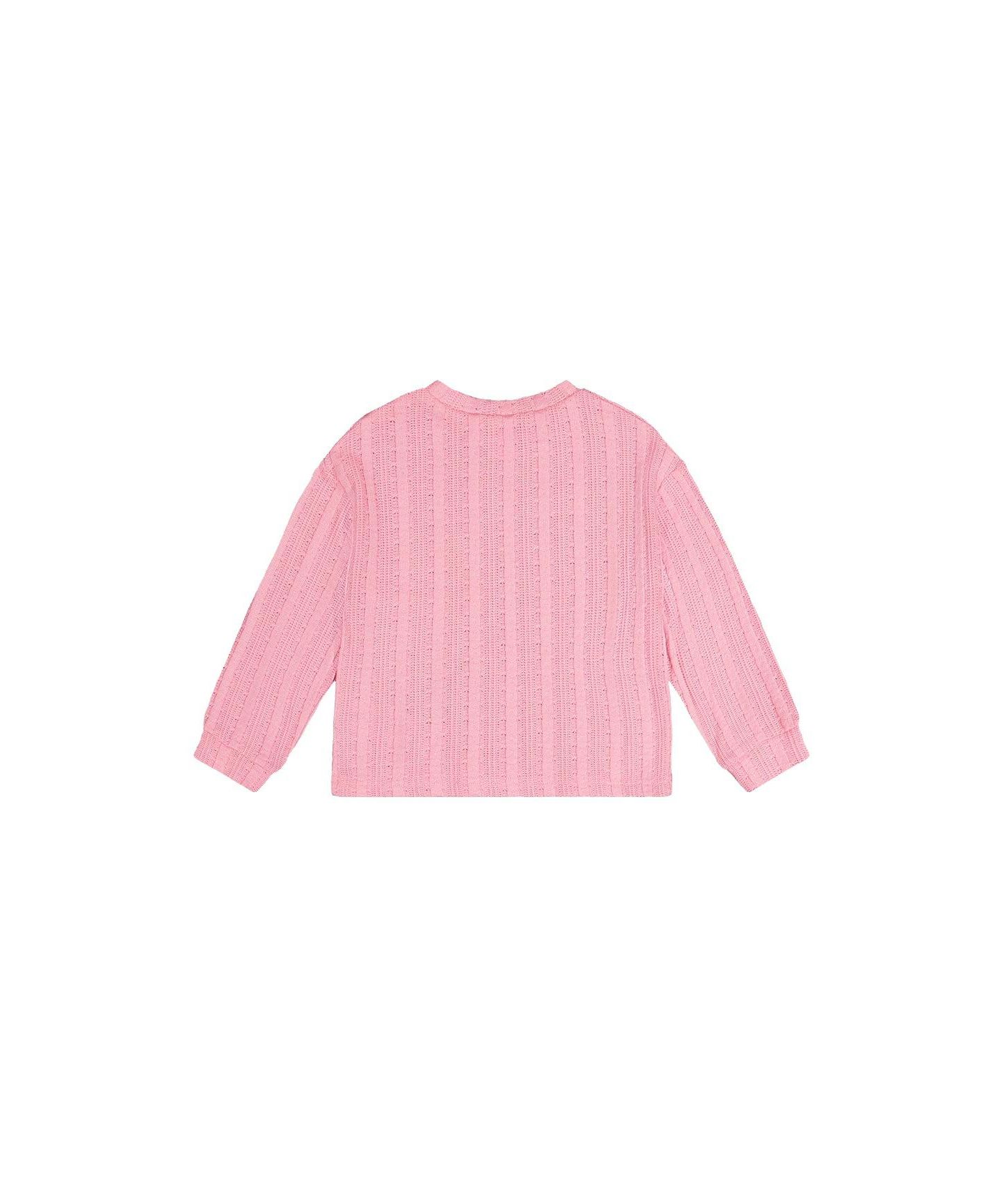 Топ Deux par Deux Knit для девочек-малышей, цвет: Розовый — фото 6