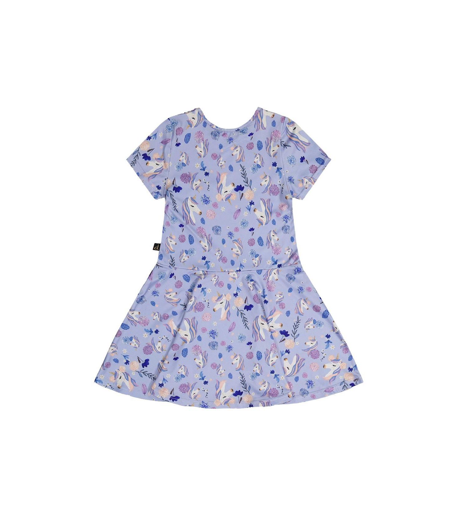 Little and Big Girl (6Y - 12Y) Short Sleeve Dress