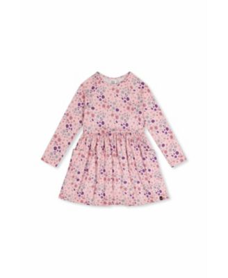 Toddler Girls (2T - 5T) Long Sleeve Dress Print Daisies