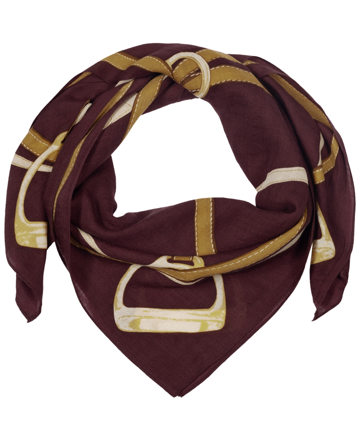 Lauren Ralph Belting Large Square Scarf
