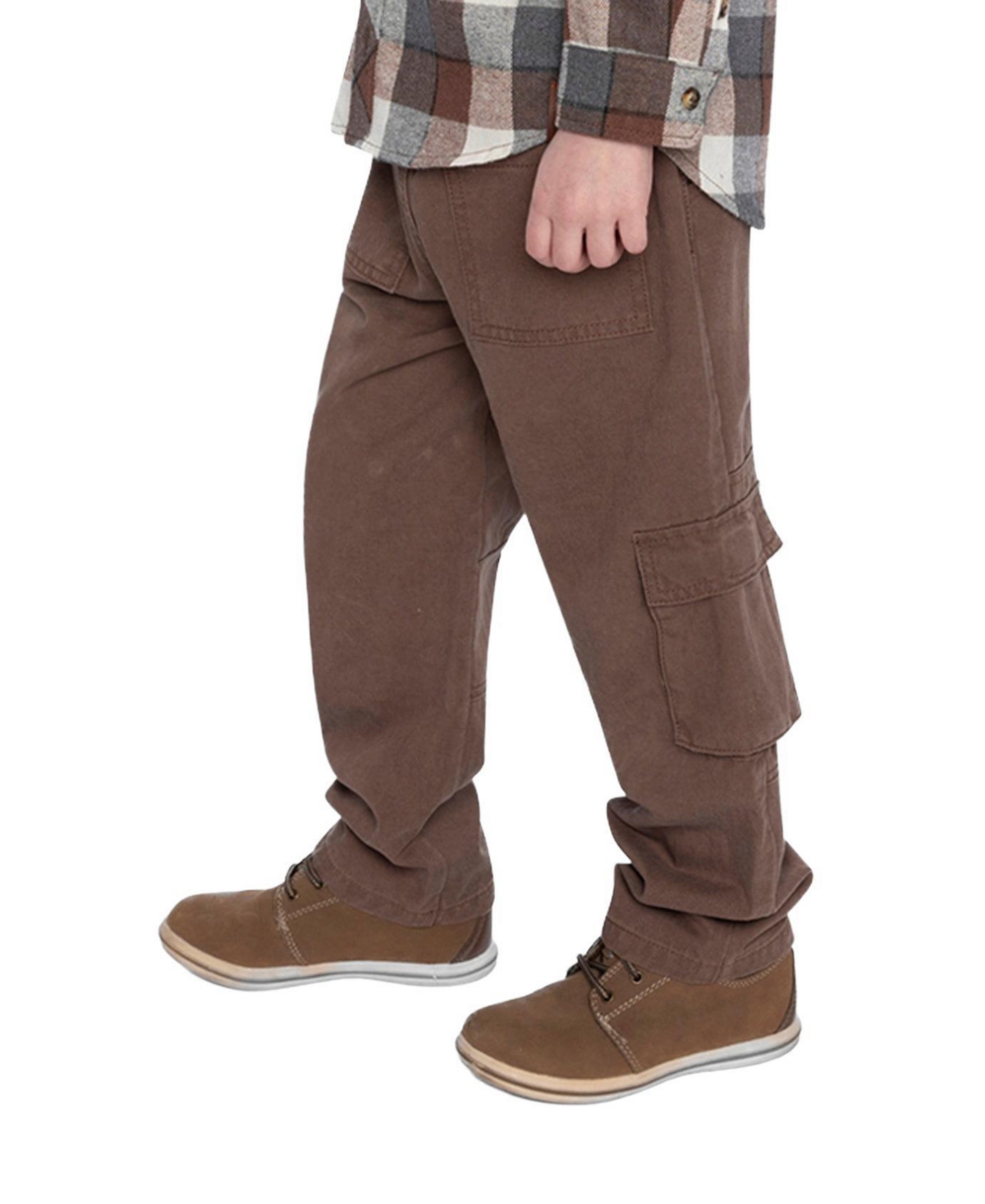 Deux par Deux Toddler Boys (2T - 5T) Twill Pants with Cargo Pockets