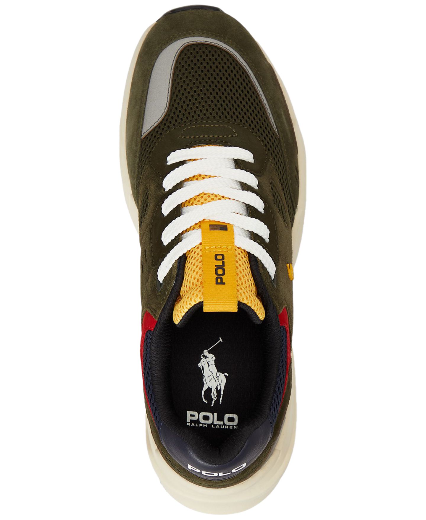 Мужские кроссовки Polo Ralph Lauren Low Top Athletic, цвет: Зелёный — фото 4