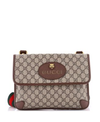 Medium Neo Vintage Flap Messenger GG Coated Canvas