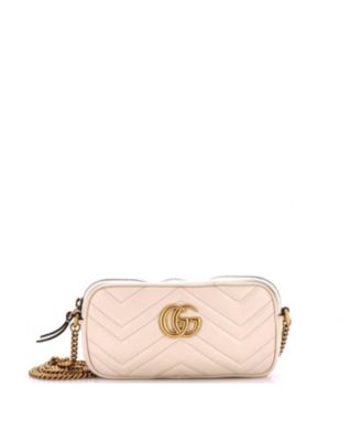 Mini GG Marmont Chain Crossbody Bag Matelasse Leather