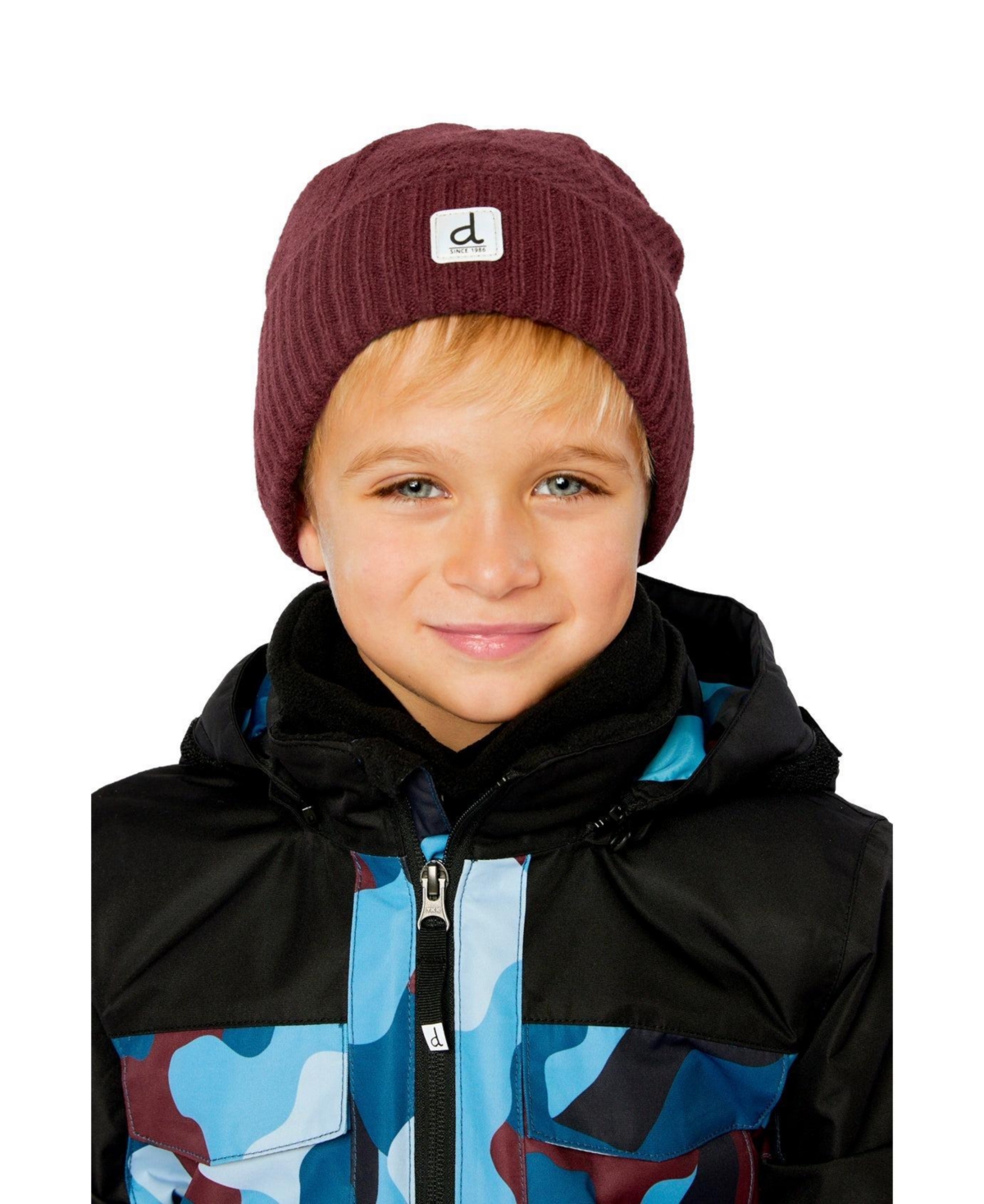 Deux par Deux Little and Big Boy (5-7,10-14) Winter Knit Hat