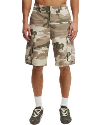 Men's Authentic Military Cargo Zipper Shorts