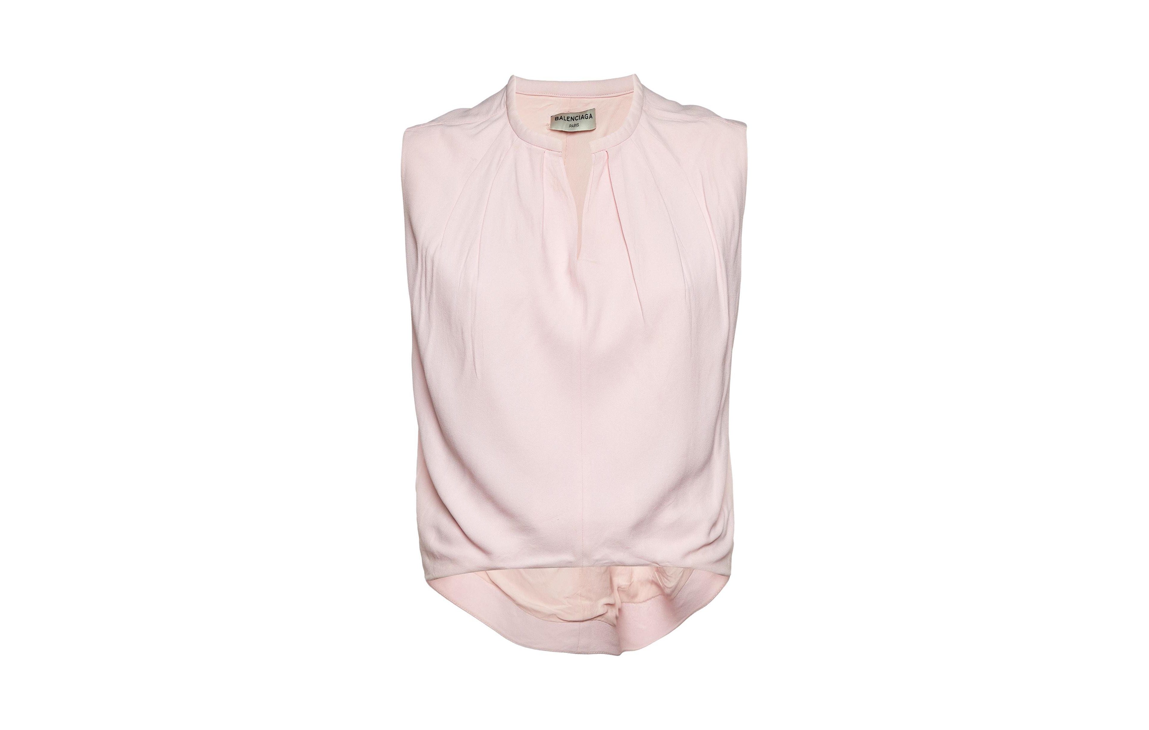 Pre-Owned Balenciaga Women's Crepe Top