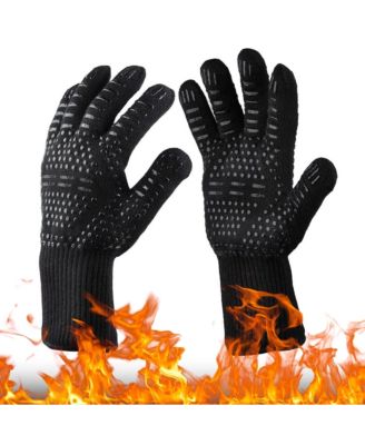 BBQ Gloves Heat Resistant Cooking for Barbecue Grilling Oven Baking Camping