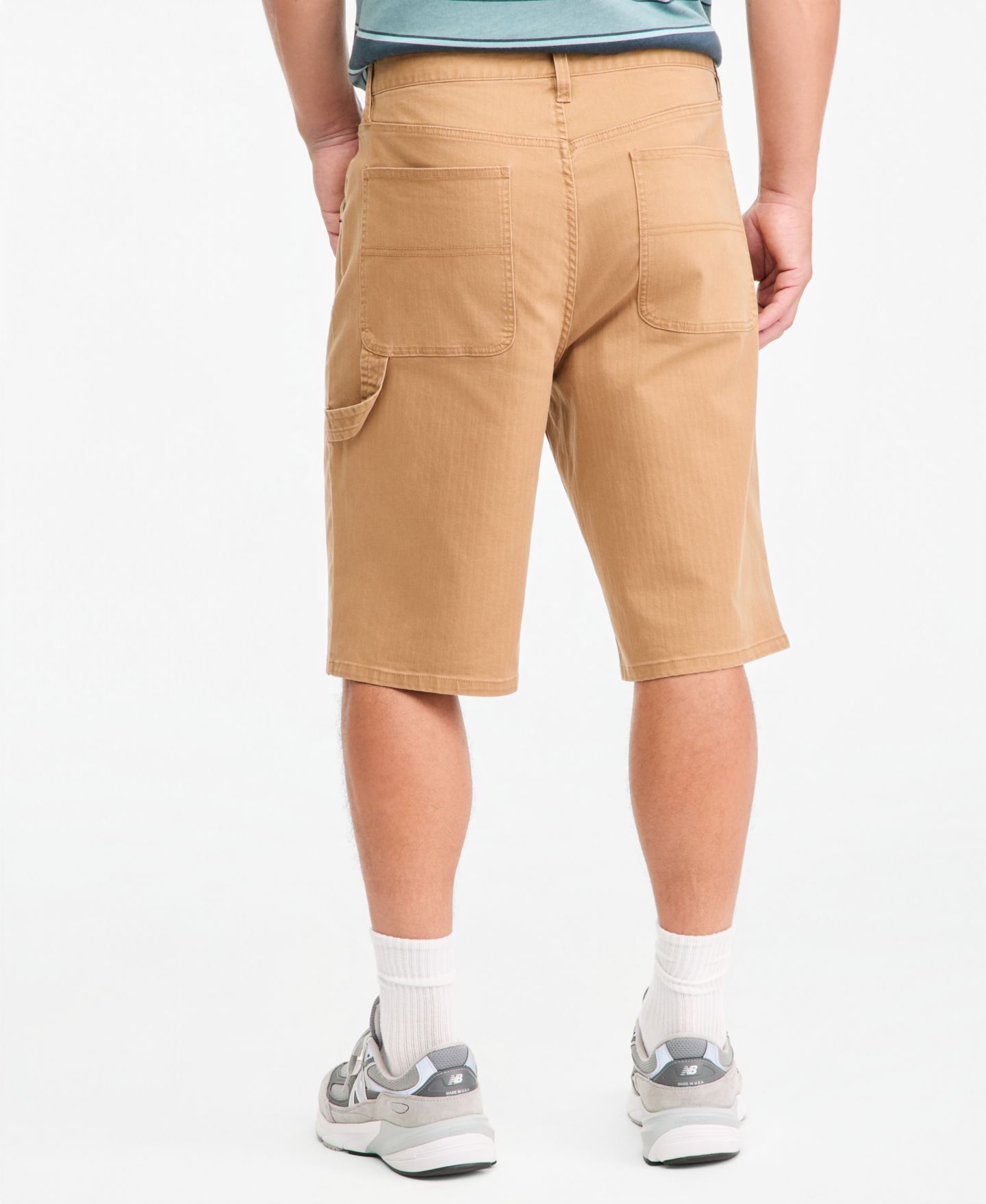 Мужские шорты Sun + Stone Duke 12" Fit Carpenter, цвет: Beechwood — фото 3