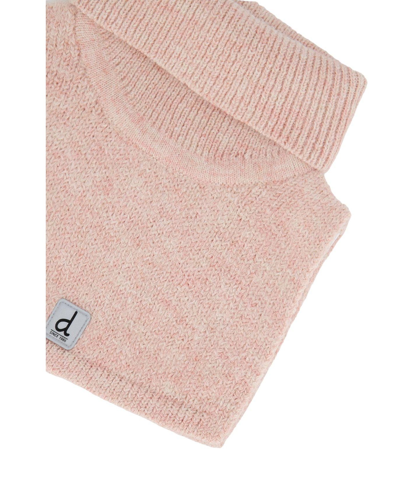 Deux par Deux Little and Big Girl 5-14Y Knit Turtle Neckwarmer, цвет: Бледный пыльный розовый — фото 4