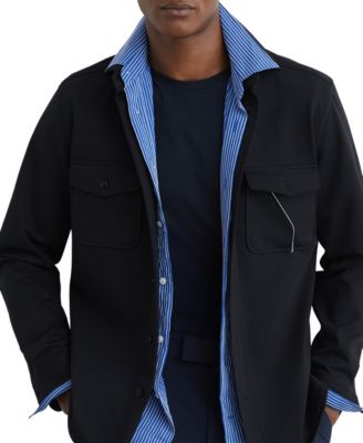 Men's Mcshane Twin-Pocket Button-Through Overshirt