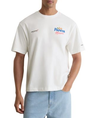 Men's La Papaya McLaren Racing Miami Papaya-Print Unisex-Fit T-Shirt 