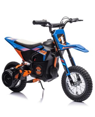 24V 9ah Kids Ride on Motorcycle,13.6MPH Fast Speed Electric Battery-Powered Off-Road Motocross with 250W Strong Motor, Chain-Driven