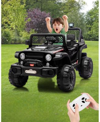 43.3 x 28.3 x 28.3 Inch Kids Electric Ride On Car 12V Battery Powered Car with Remote Control for Outdoor Play