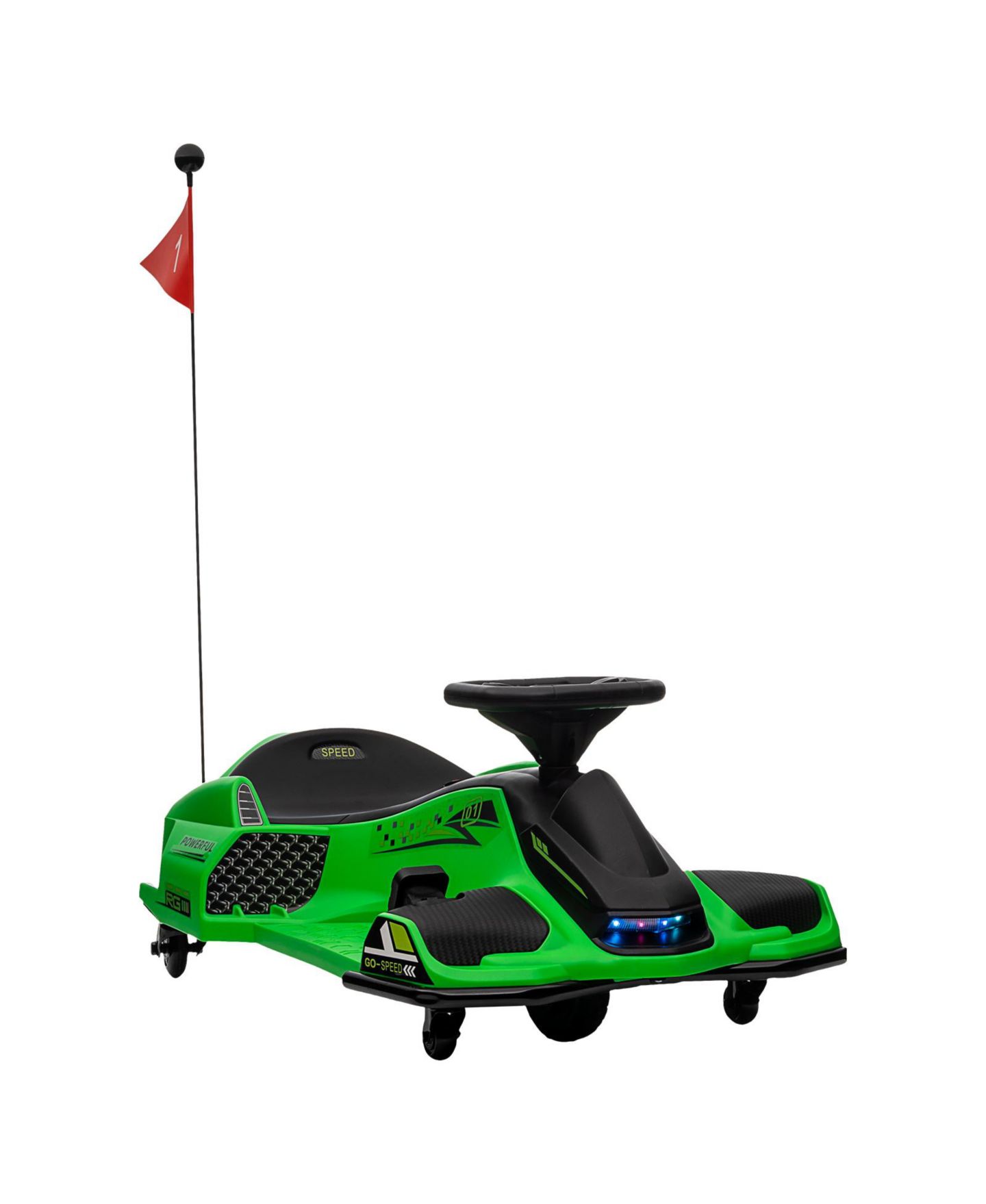 Детская игрушка homfan Electric Drift Kart 24V Brushless Motor Ride-On Car, 110 lbs, 8–12 лет — фото 7