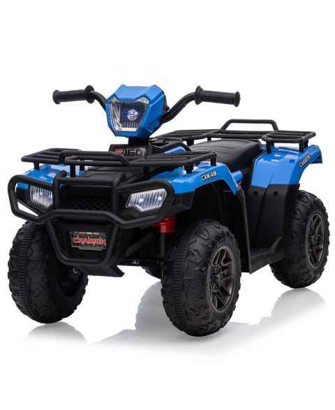 Детская игрушка homfan 12V Electric Kids Ride-On ATV with LED Lights, Ages 2.5-6 Years, цвет: Синий