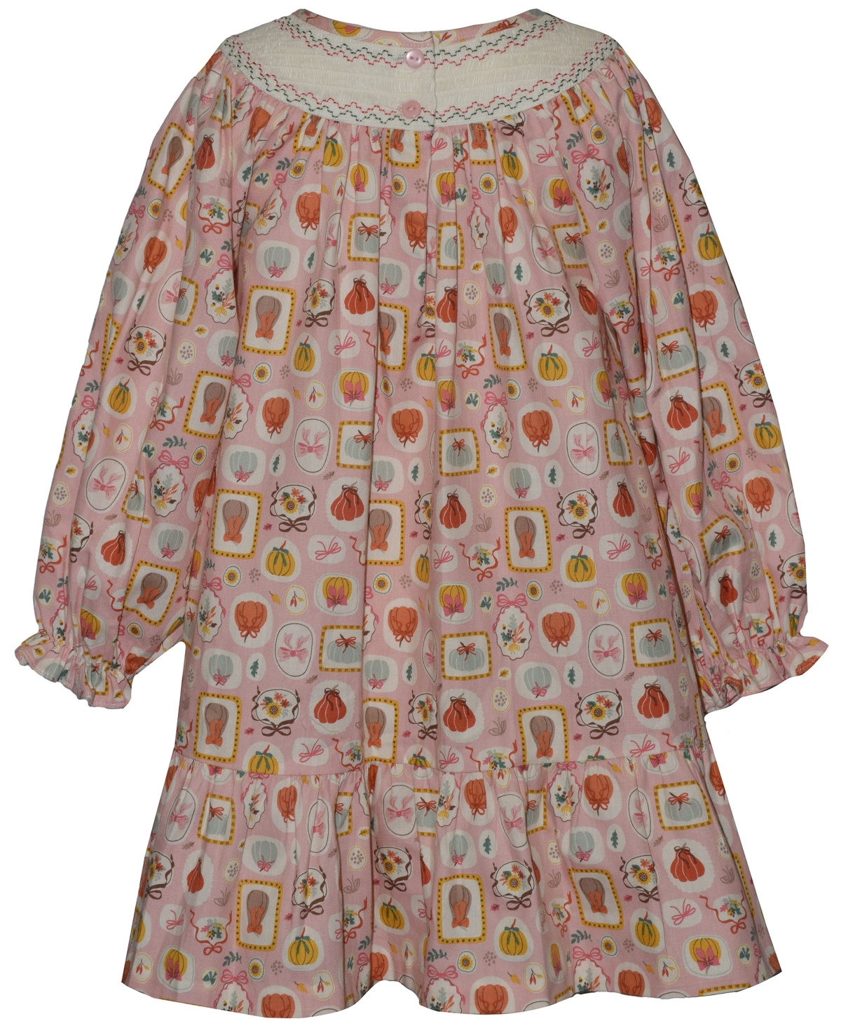 Bonnie Jean Girls' 2T-6X Long-Sleeve Dress