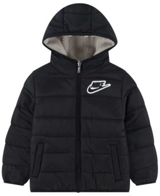 Toddler Boys' 2T-4T Reversible Faux-Sherpa Jacket