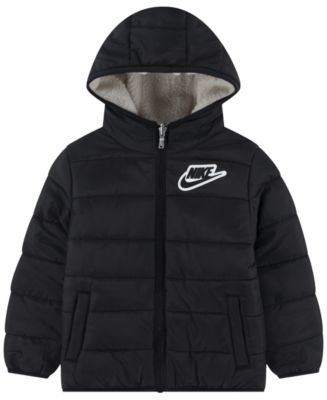 Nike Toddler Boys' 2T-4T Reversible Faux-Sherpa Jacket - Macy's