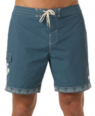 Men's Fixed Waist Board Shorts, 8" Inseam