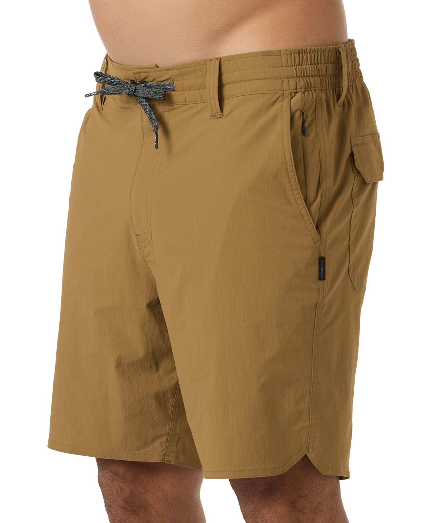 Мужские шорты O'Neill Performance Shorts, 8" Inseam, цвет: Тёмный хаки — фото 2