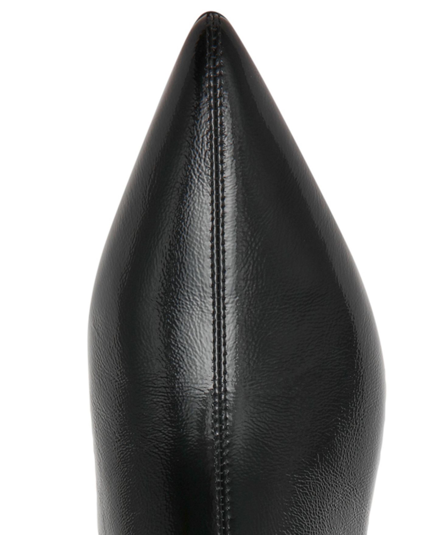 Женские ботинки Steve Madden Karlson Sculpted Wedge Booties, цвет: Чёрный блестящий — фото 4