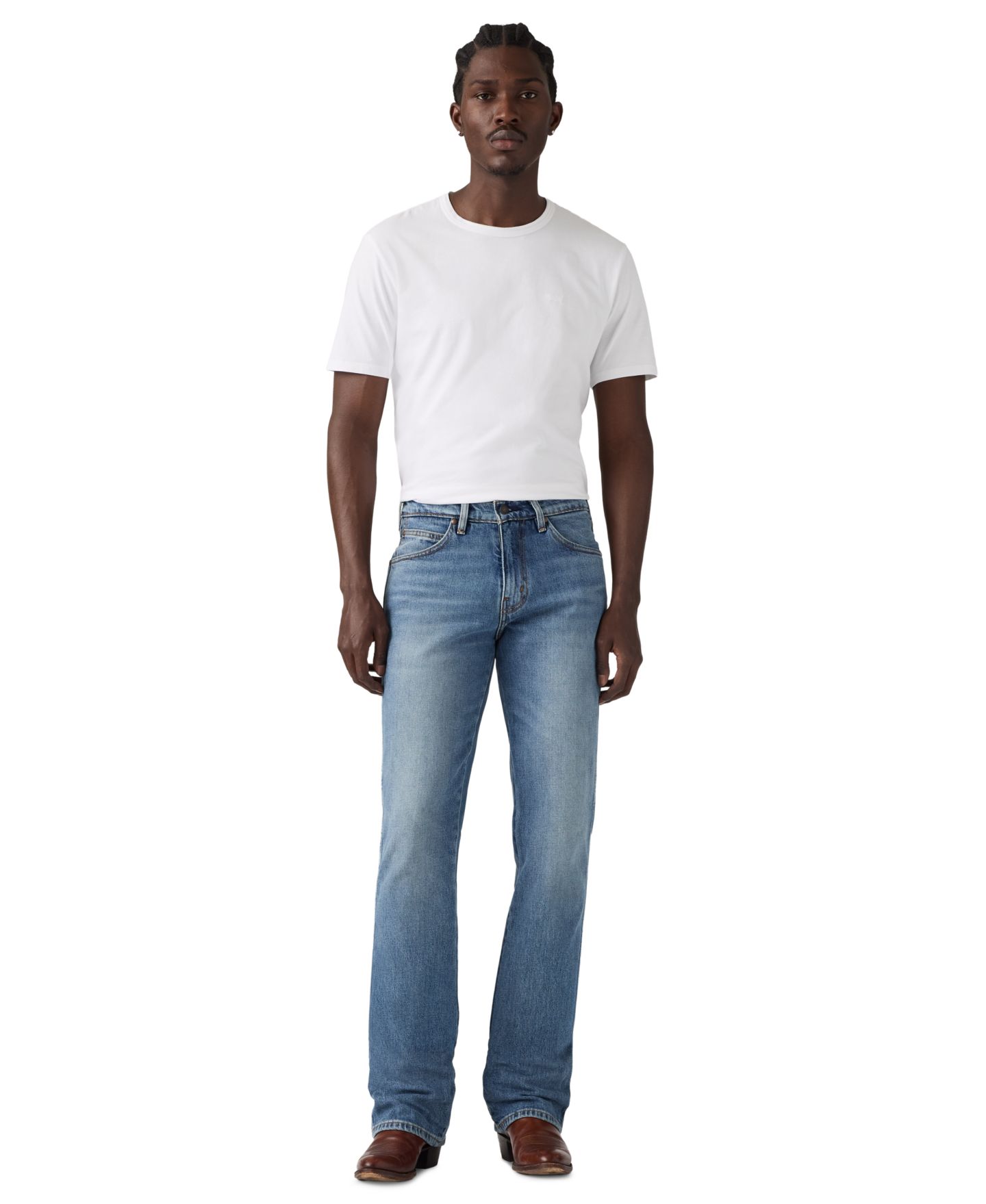 Мужские джинсы Levi's 537™ Regular-Fit Bootcut, цвет: Throw The Lasso — фото 3