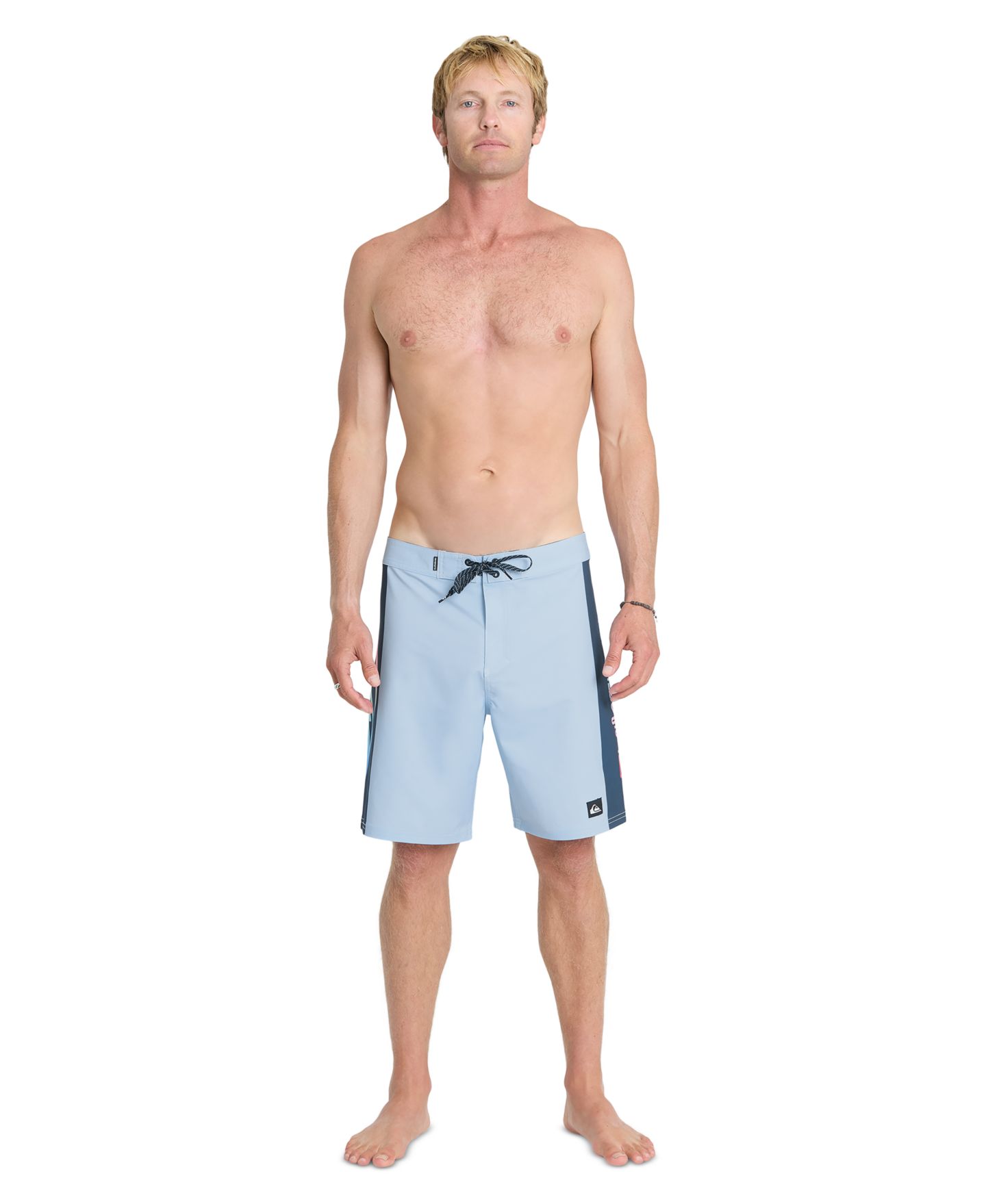 Пляжные шорты Homeslicer для мужчин, стрейч — Quiksilver, цвет: Skyway — фото 2