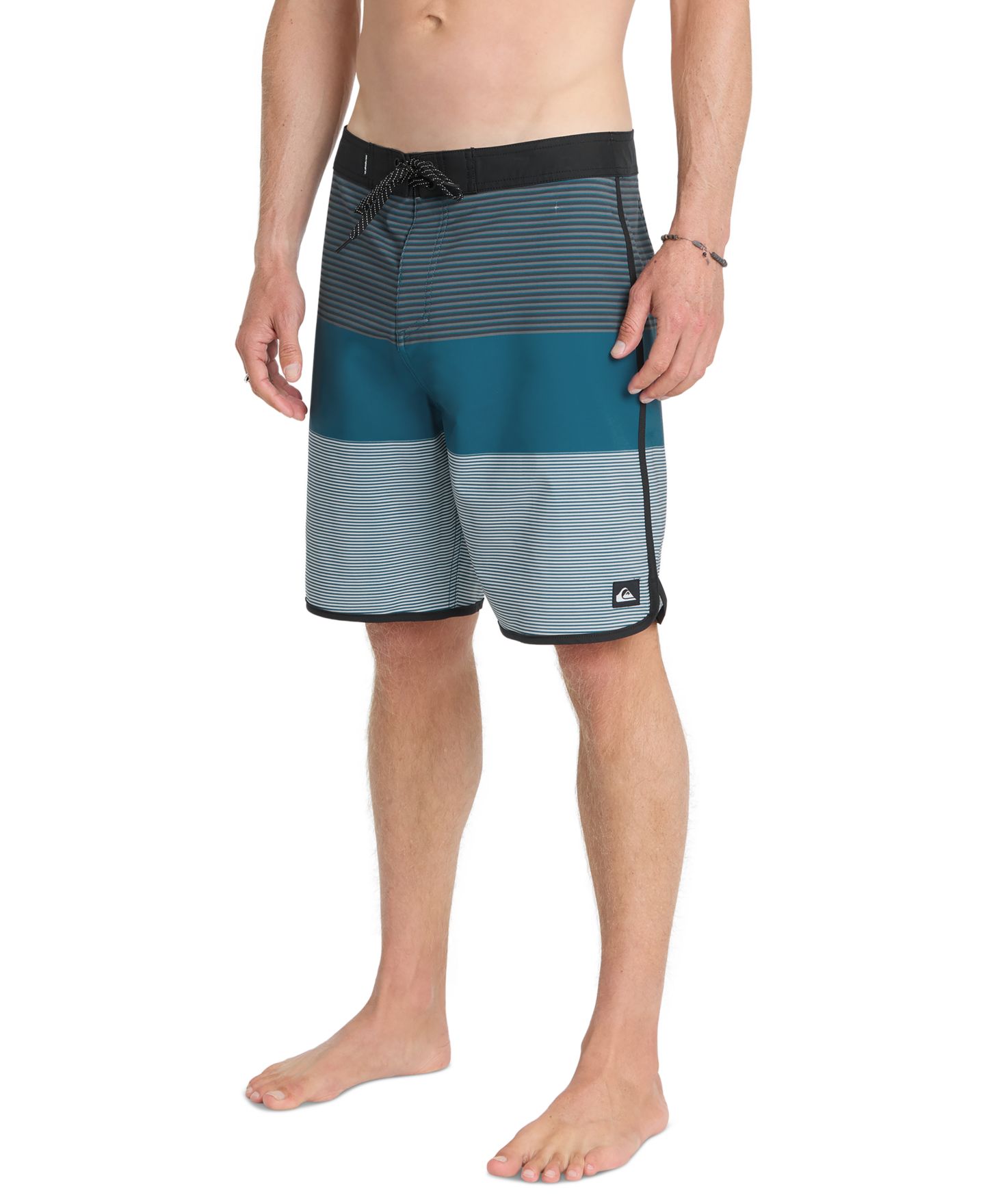 Пляжные шорты Tijuana для мужчин — Quiksilver, цвет: Синий коралловый — фото 3