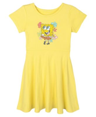 spongebob dress SquarePants Girls' Dresses Princess Color:Cognac Giovanna Apparel Denim Braided Dress | it is also designed