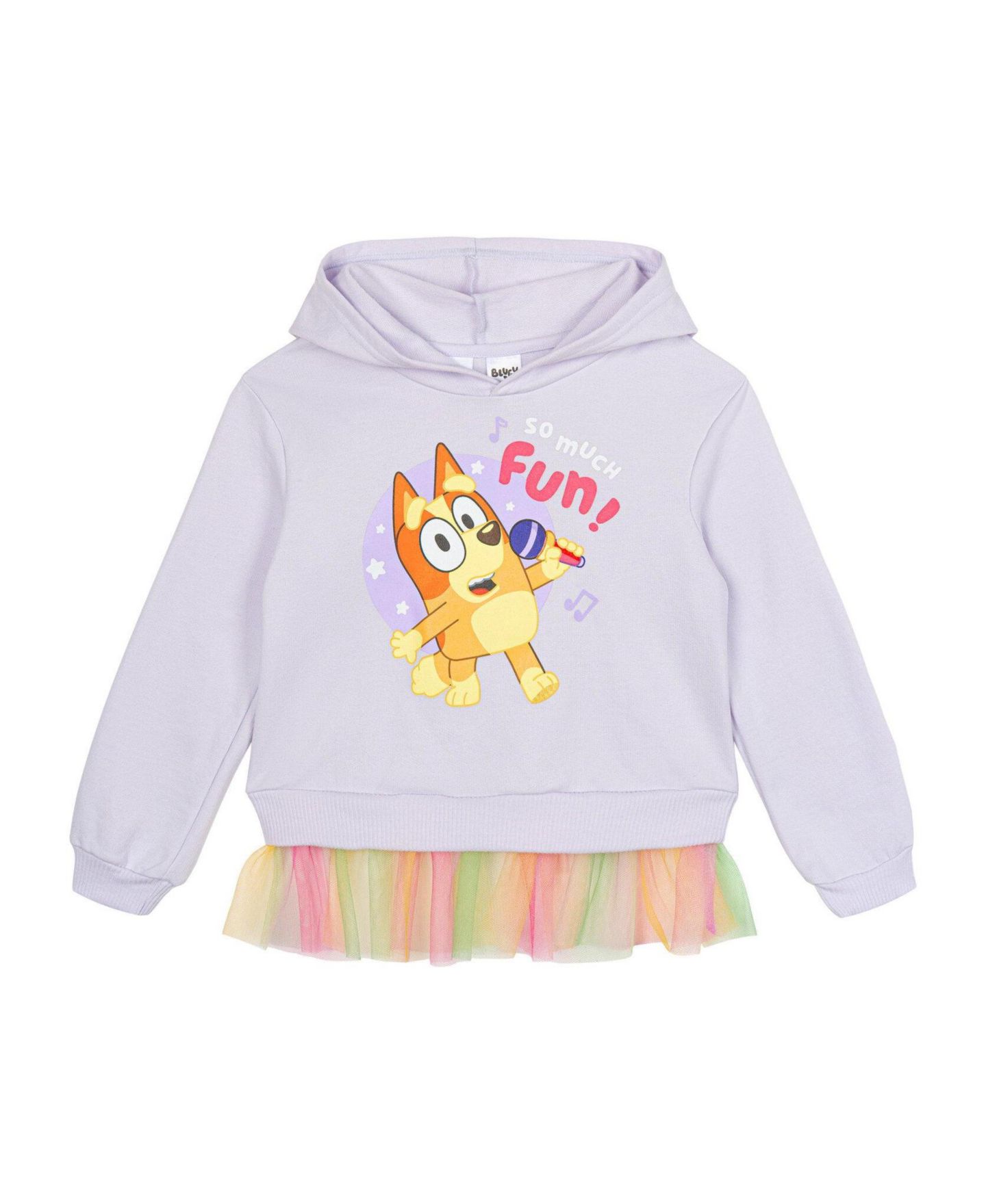 Комплект Bluey 2-Piece Fleece Hoodie and Leggings Set для девочек, цвет: Сиреневый — фото 3